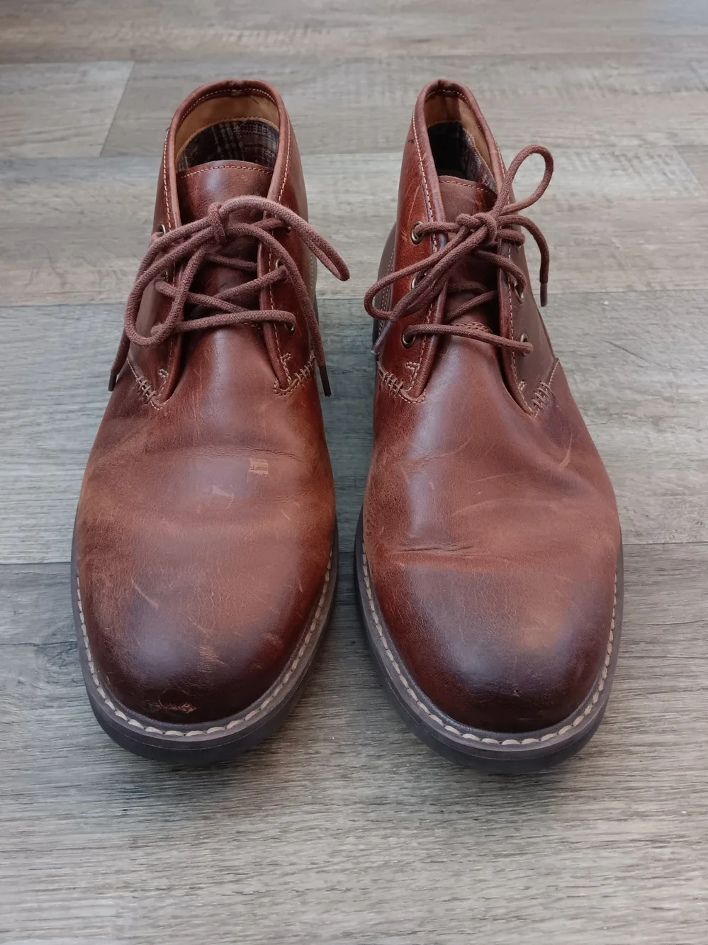 CLARKS 1825 Collection MONTACUTE Duke Leather Chukka Desert Boots Men's Size 11